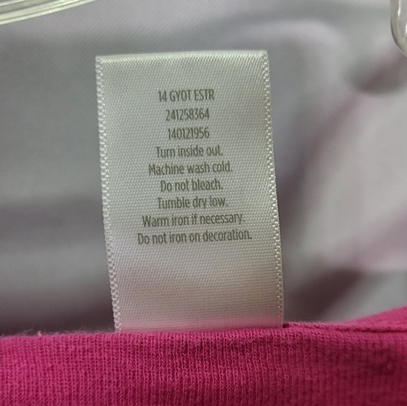 Gymboree Girls Pink Short Sleeve Graphic T-Shirt Size 10 - Picture 6 of 6